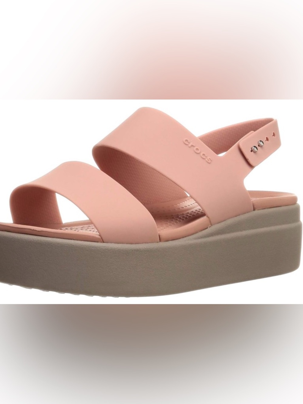 Crocs Brooklyn Pink Women Wedge Fashion Sandals